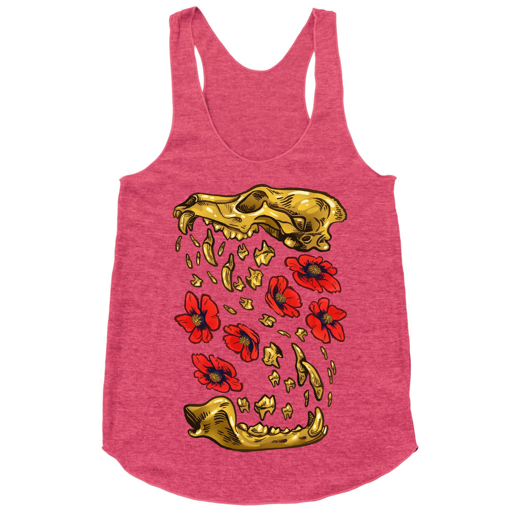 Coyote's Golden Skull Racerback Tank