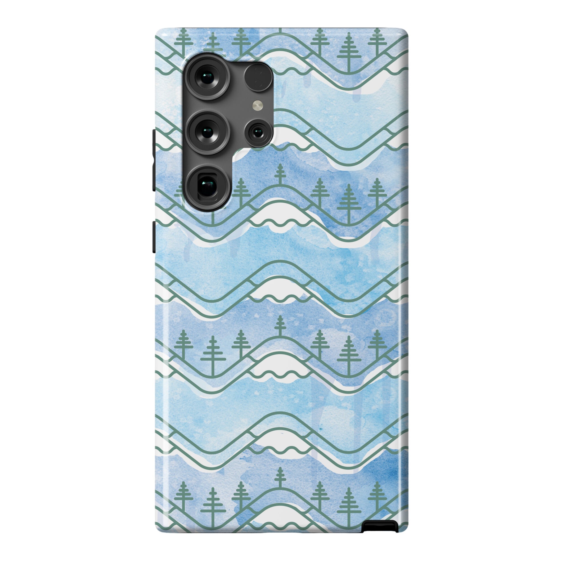 Watercolor Mountains Phone Case