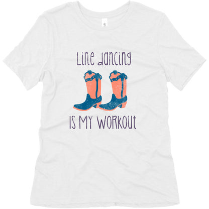 Line Dancing Is My Workout Women's Triblend Tee