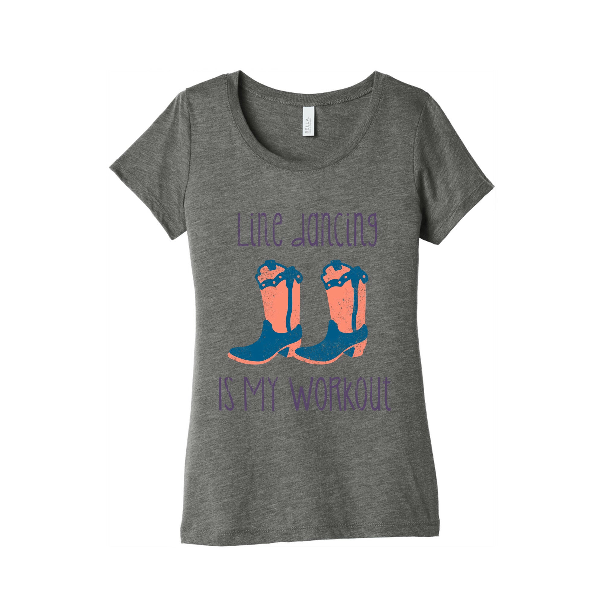 Line Dancing Is My Workout Women's Triblend Tee