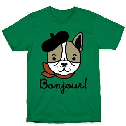 Bonjour French Bulldog T-Shirt