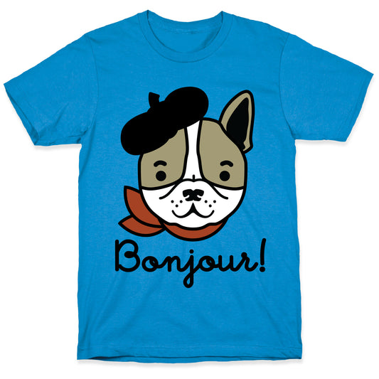 Bonjour French Bulldog T-Shirt