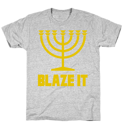 Blaze It Menorah T-Shirt