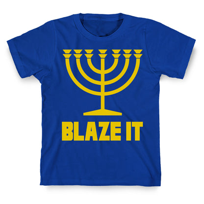 Blaze It Menorah T-Shirt