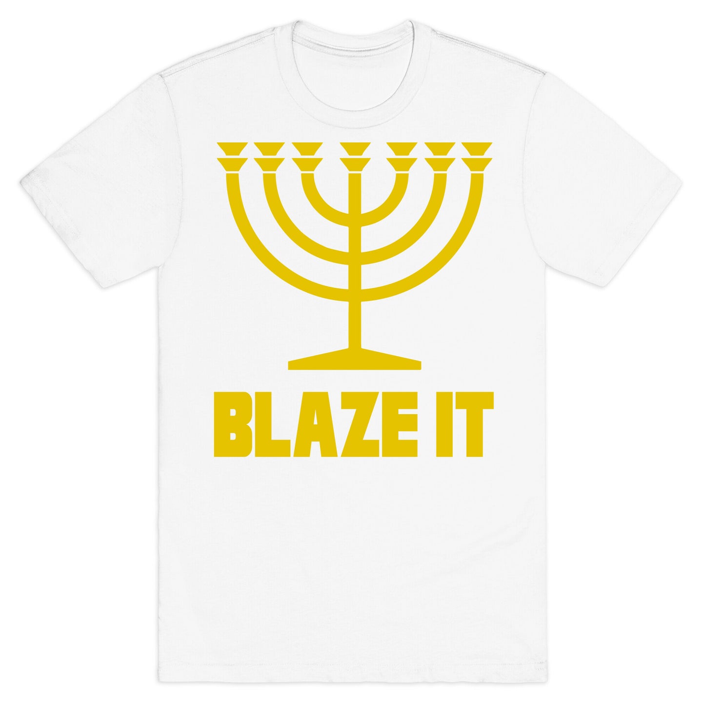 Blaze It Menorah T-Shirt