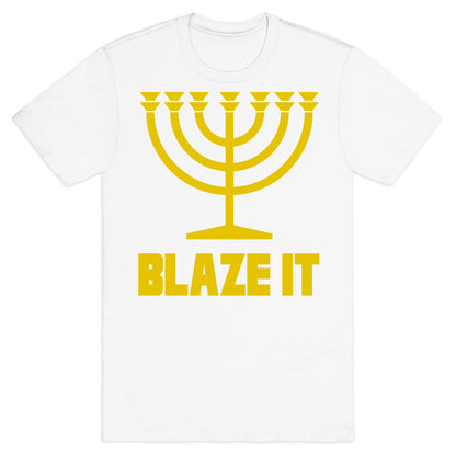 Blaze It Menorah T-Shirt
