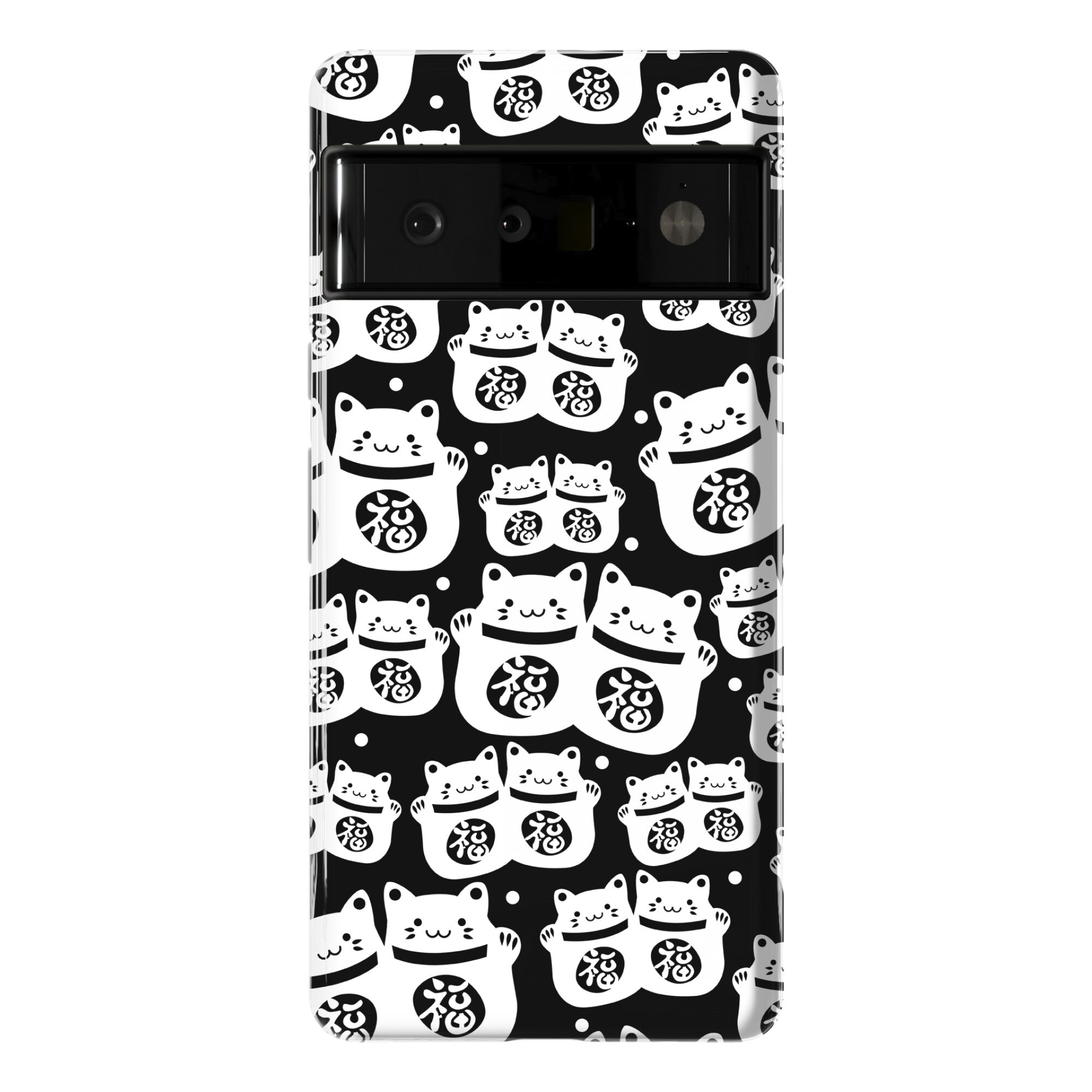 Lucky Cat Pattern Phone Case