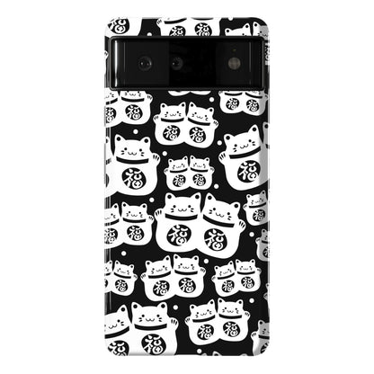 Lucky Cat Pattern Phone Case