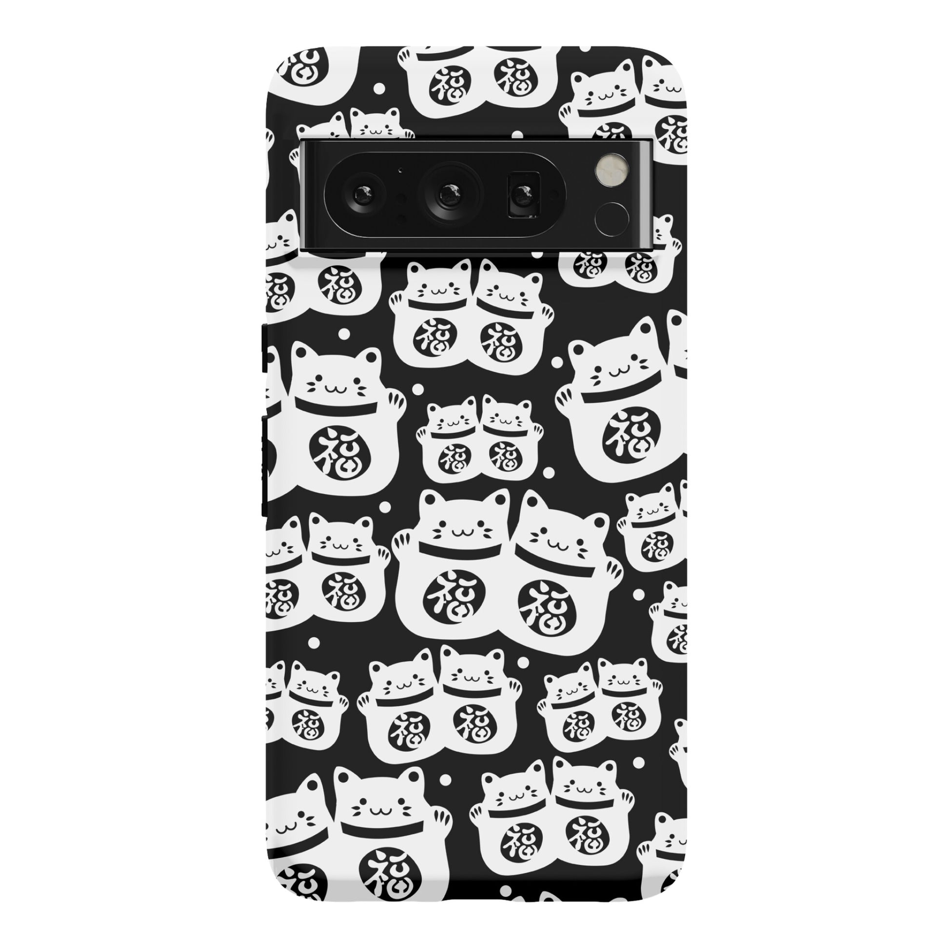 Lucky Cat Pattern Phone Case
