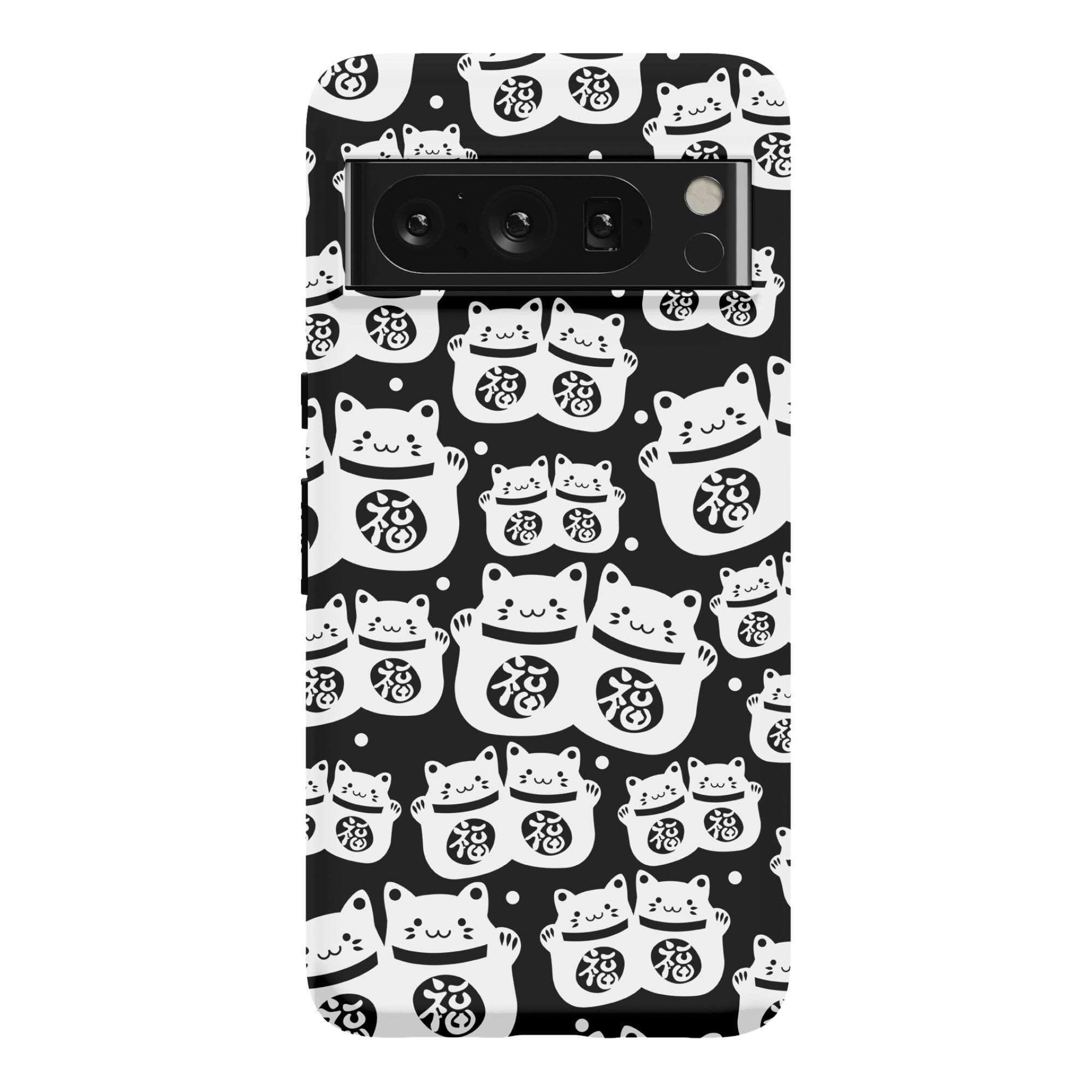Lucky Cat Pattern Phone Case