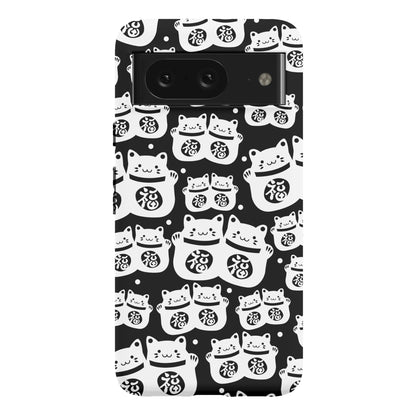 Lucky Cat Pattern Phone Case