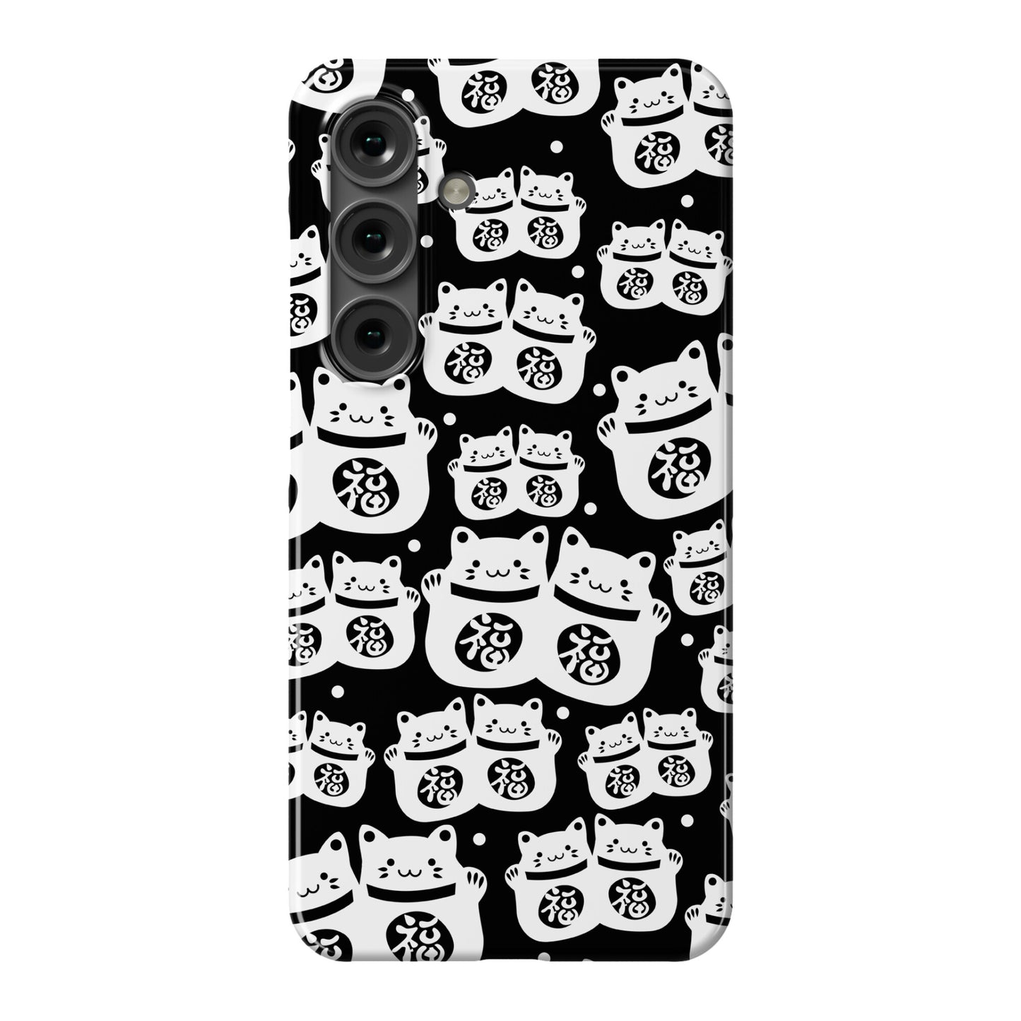Lucky Cat Pattern Phone Case