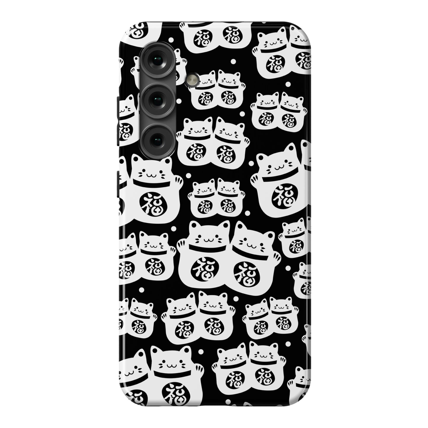 Lucky Cat Pattern Phone Case