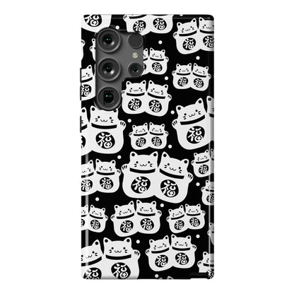 Lucky Cat Pattern Phone Case