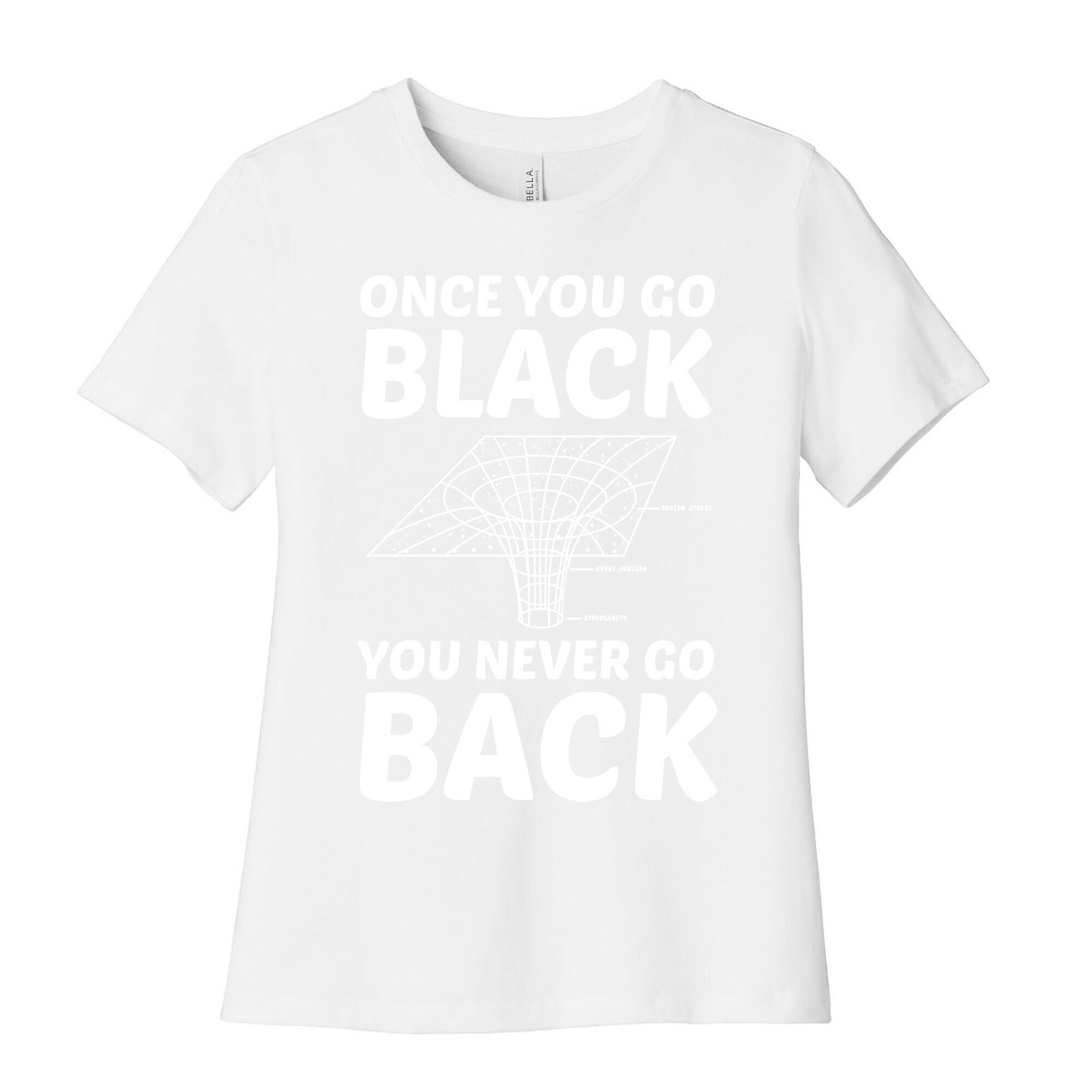 Once You Go Black You Never Go Back Women's Cotton Tee