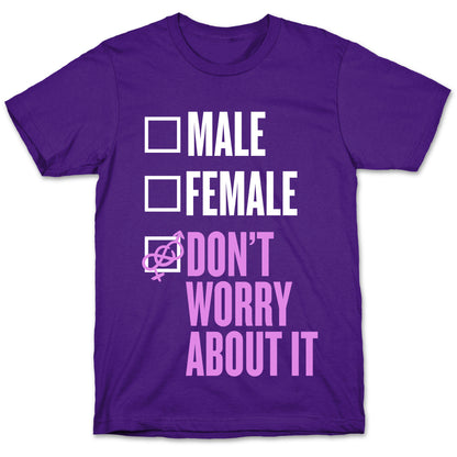 I am Genderfluid Check List T-Shirt