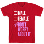 I am Genderfluid Check List T-Shirt