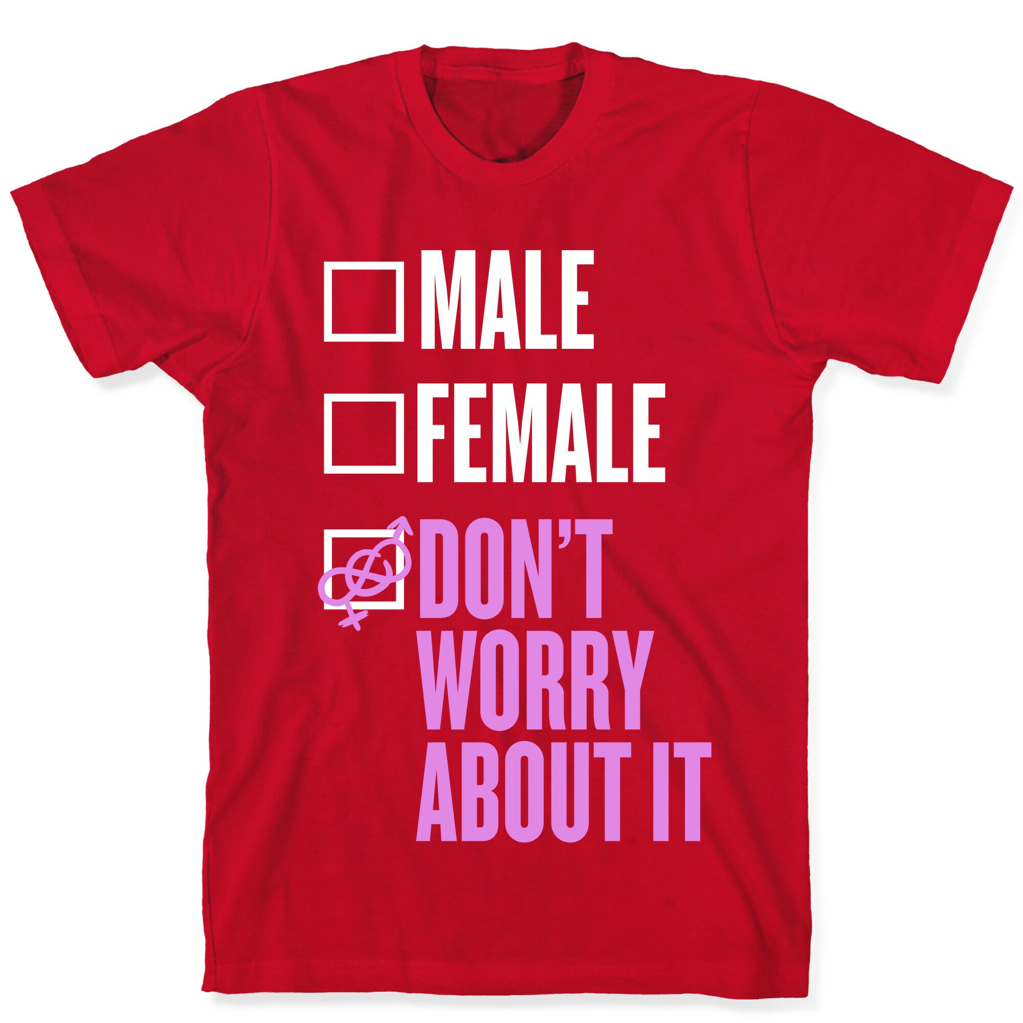 I am Genderfluid Check List T-Shirt