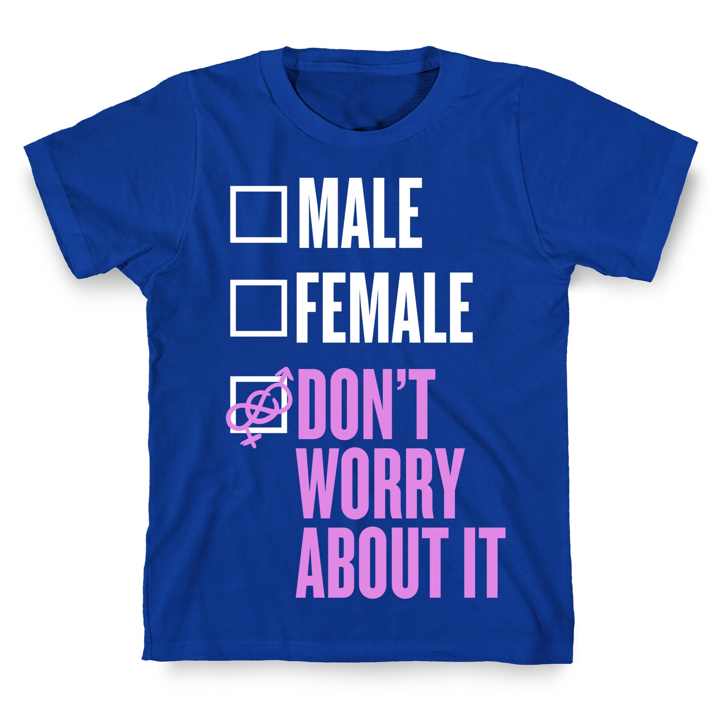 I am Genderfluid Check List T-Shirt