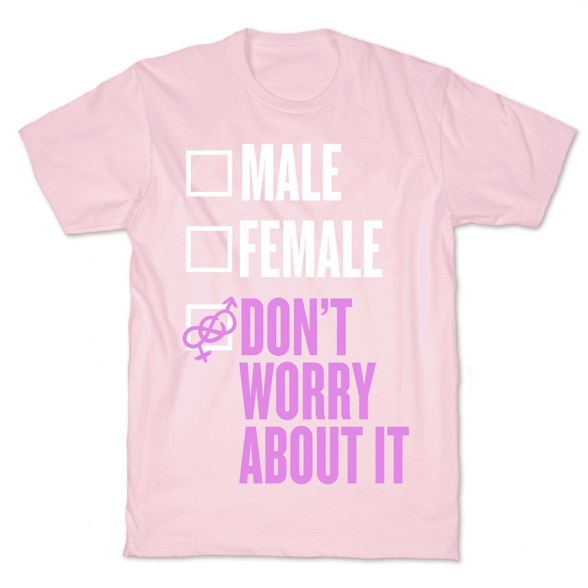 I am Genderfluid Check List T-Shirt