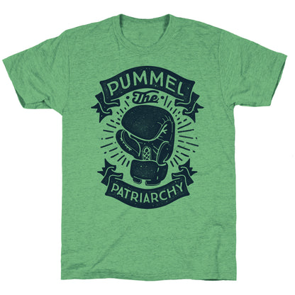 Pummel The Patriarchy Unisex Triblend Tee