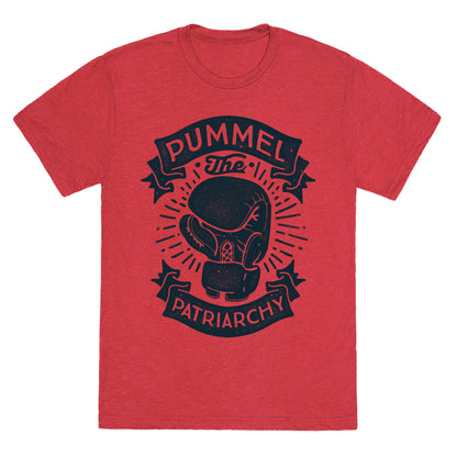 Pummel The Patriarchy Unisex Triblend Tee