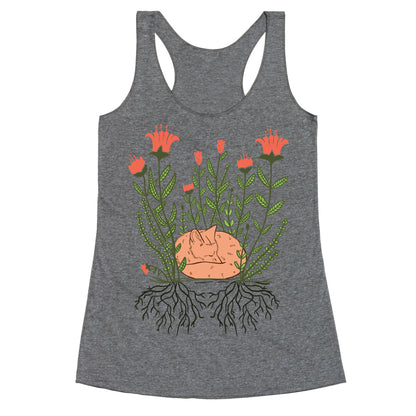 Sleeping Fox Racerback Tank
