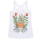 Sleeping Fox Racerback Tank