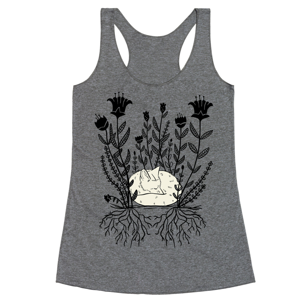 Sleeping Fox Racerback Tank
