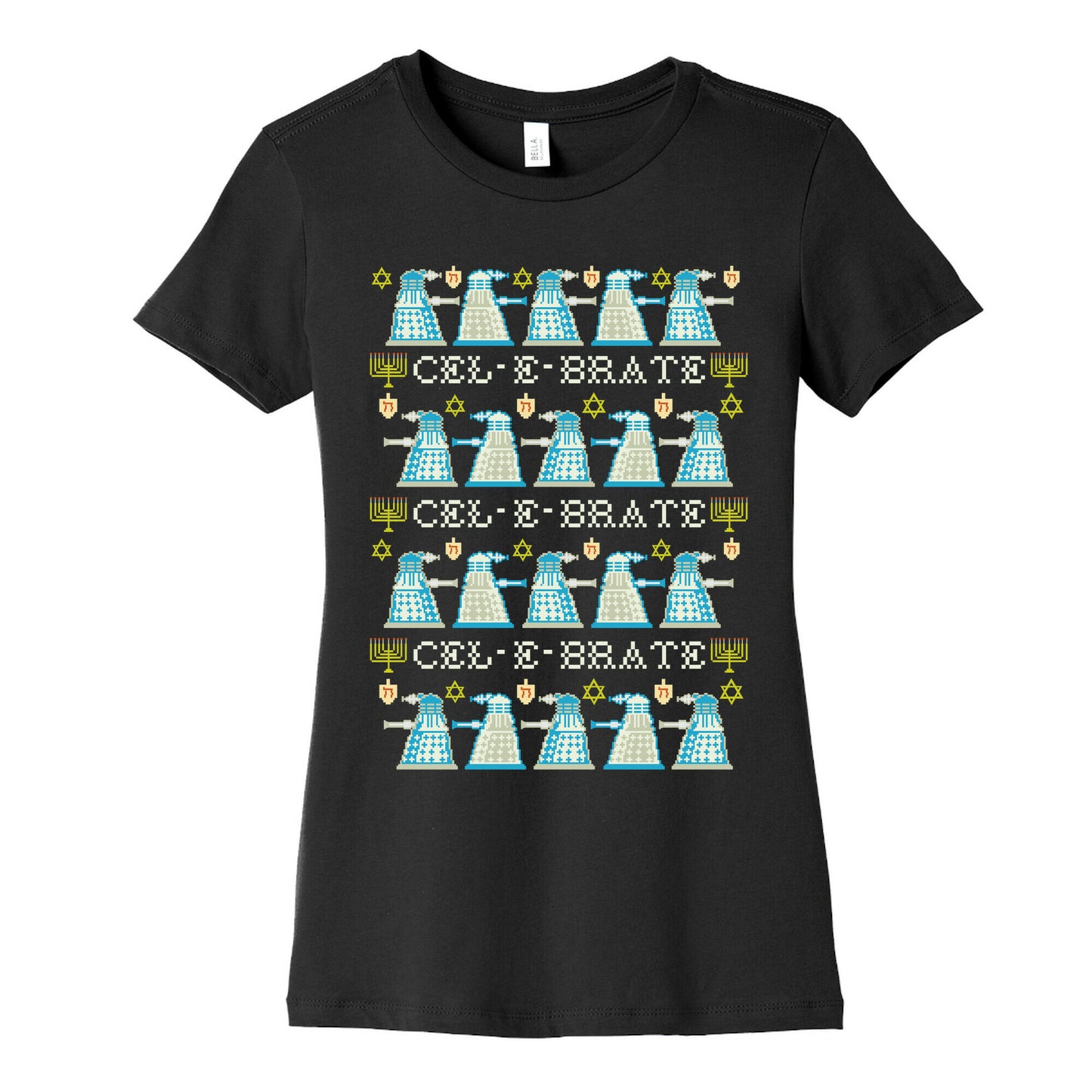 Dalek Hanukkah Sweater Women's Cotton Tee