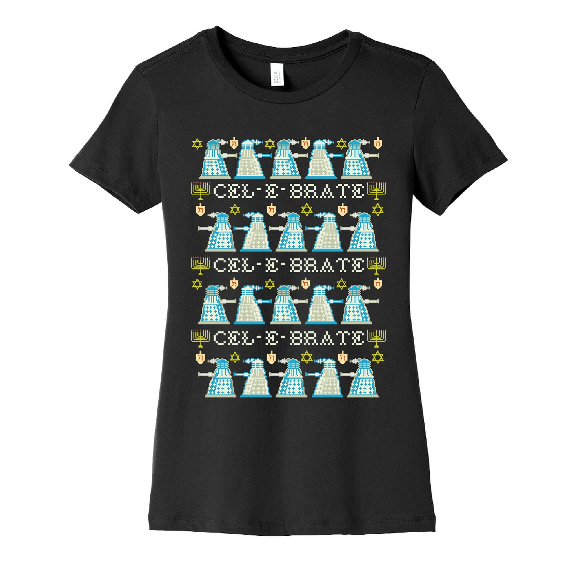 Dalek Hanukkah Sweater Women's Cotton Tee