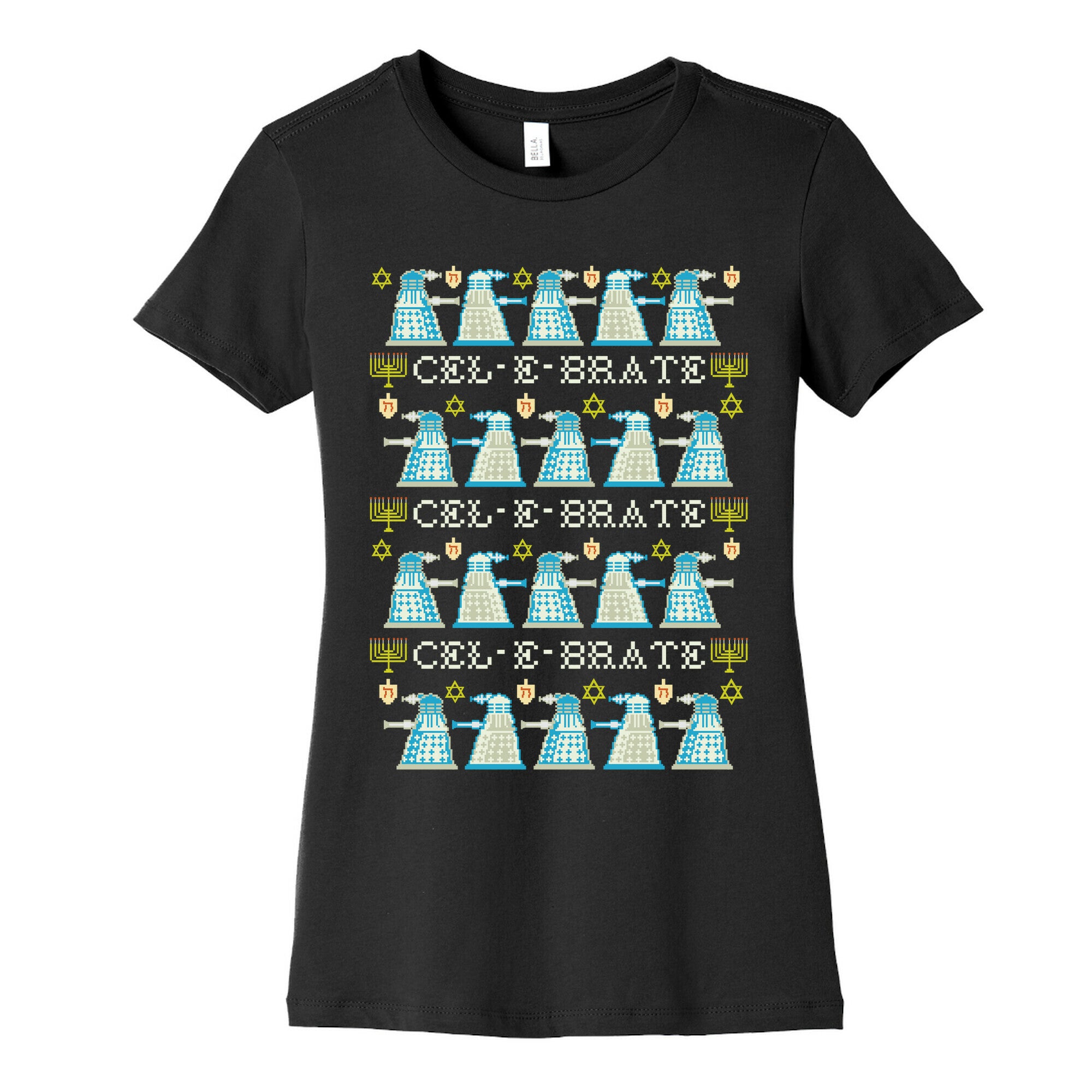 Dalek Hanukkah Sweater Women's Cotton Tee