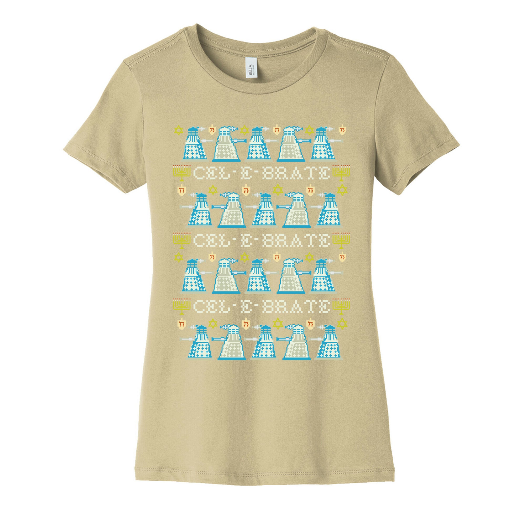 Dalek Hanukkah Sweater Women's Cotton Tee