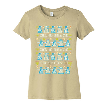 Dalek Hanukkah Sweater Women's Cotton Tee