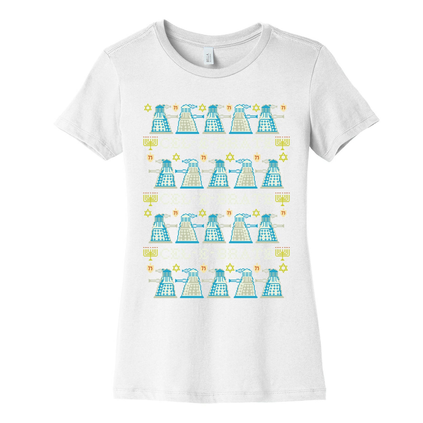 Dalek Hanukkah Sweater Women's Cotton Tee