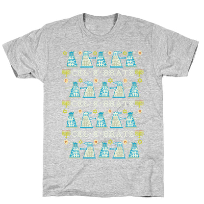 Dalek Hanukkah Sweater T-Shirt