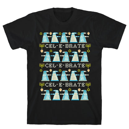 Dalek Hanukkah Sweater T-Shirt