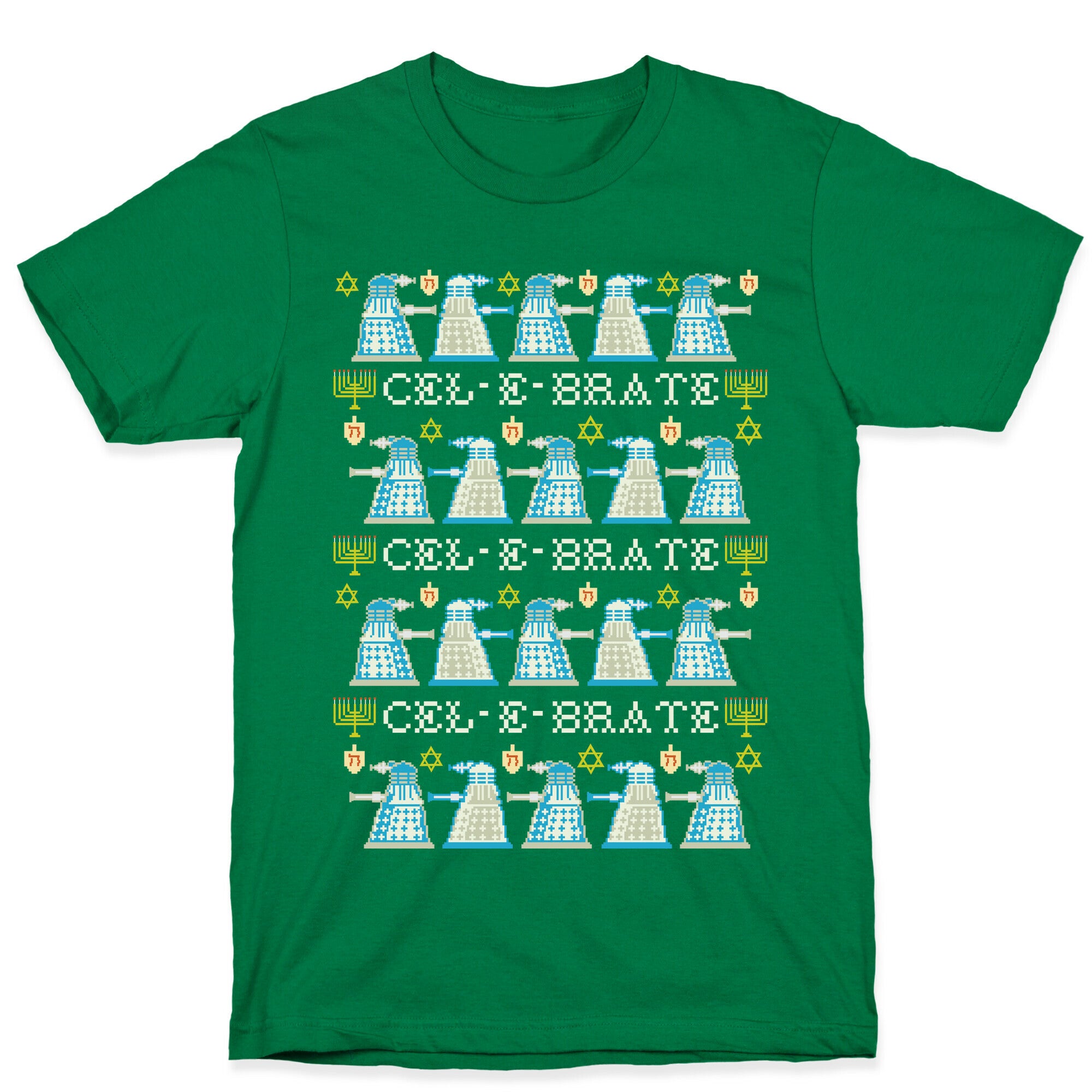 Dalek Hanukkah Sweater T-Shirt