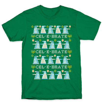 Dalek Hanukkah Sweater T-Shirt