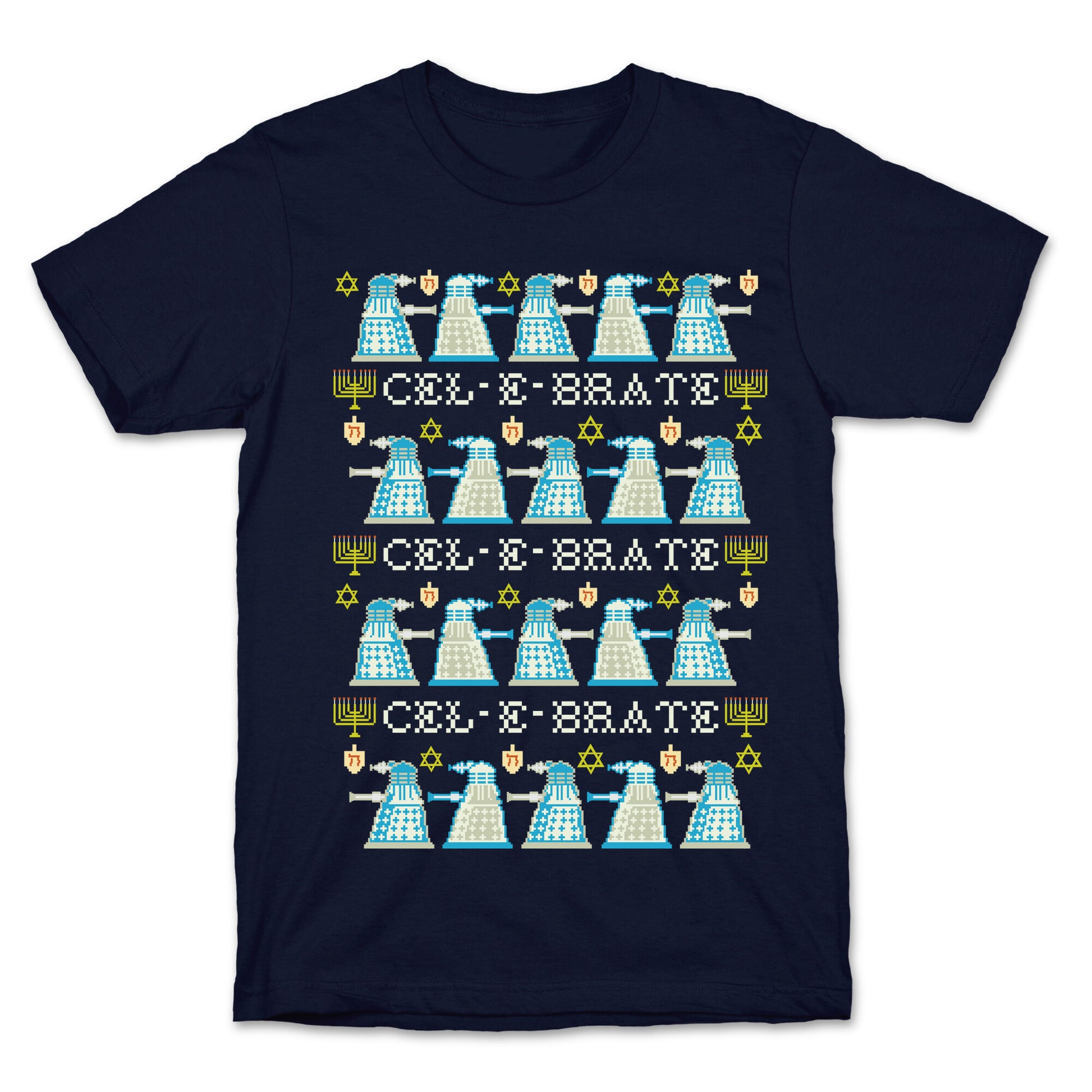 Dalek Hanukkah Sweater T-Shirt