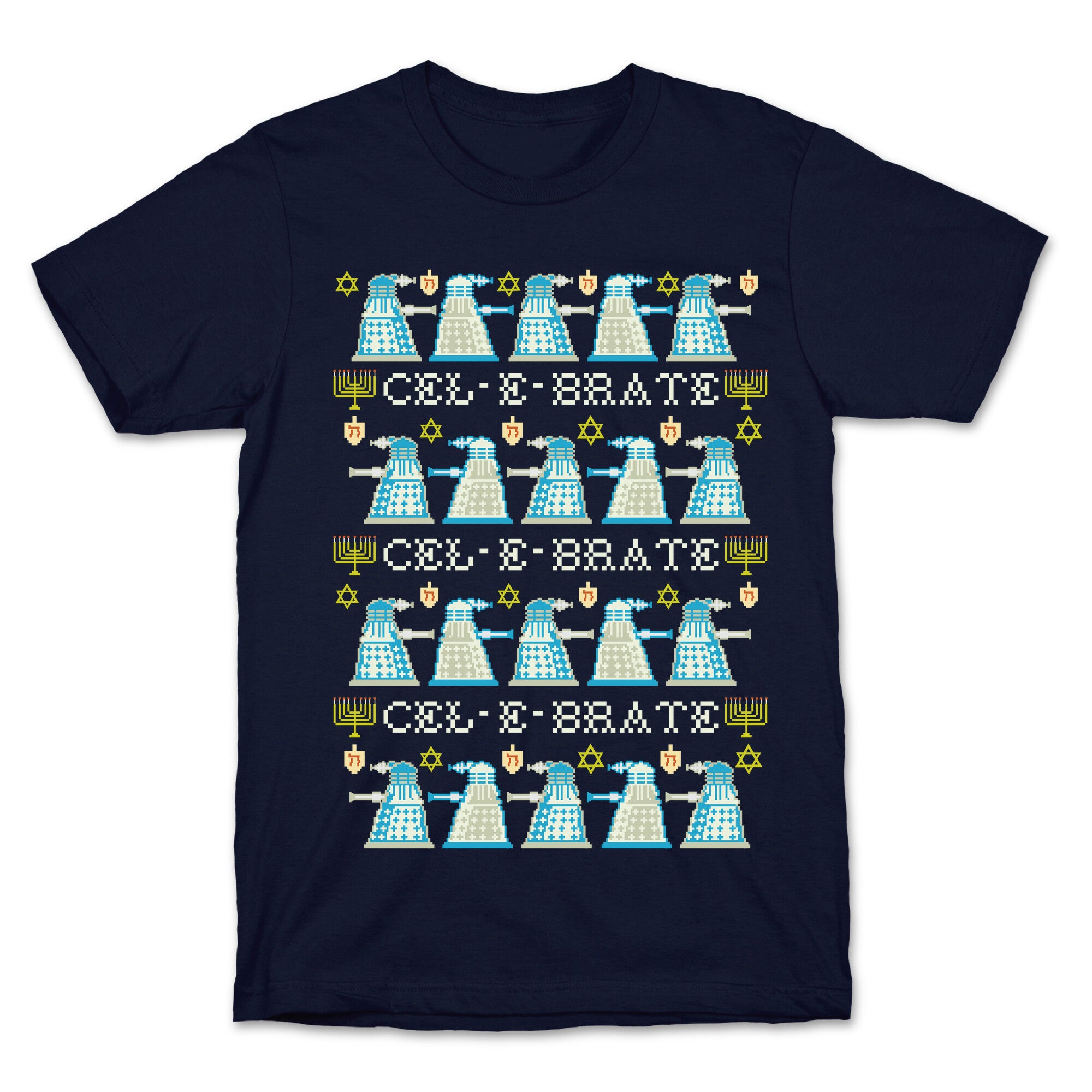 Dalek Hanukkah Sweater T-Shirt