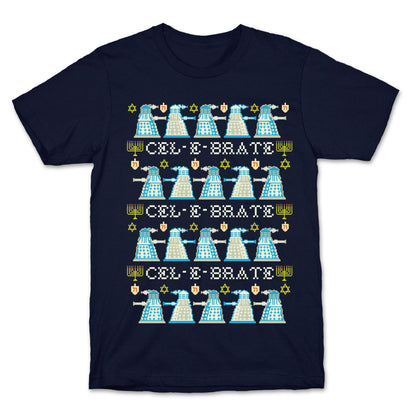 Dalek Hanukkah Sweater T-Shirt