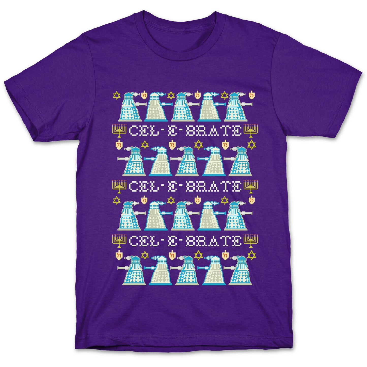 Dalek Hanukkah Sweater T-Shirt
