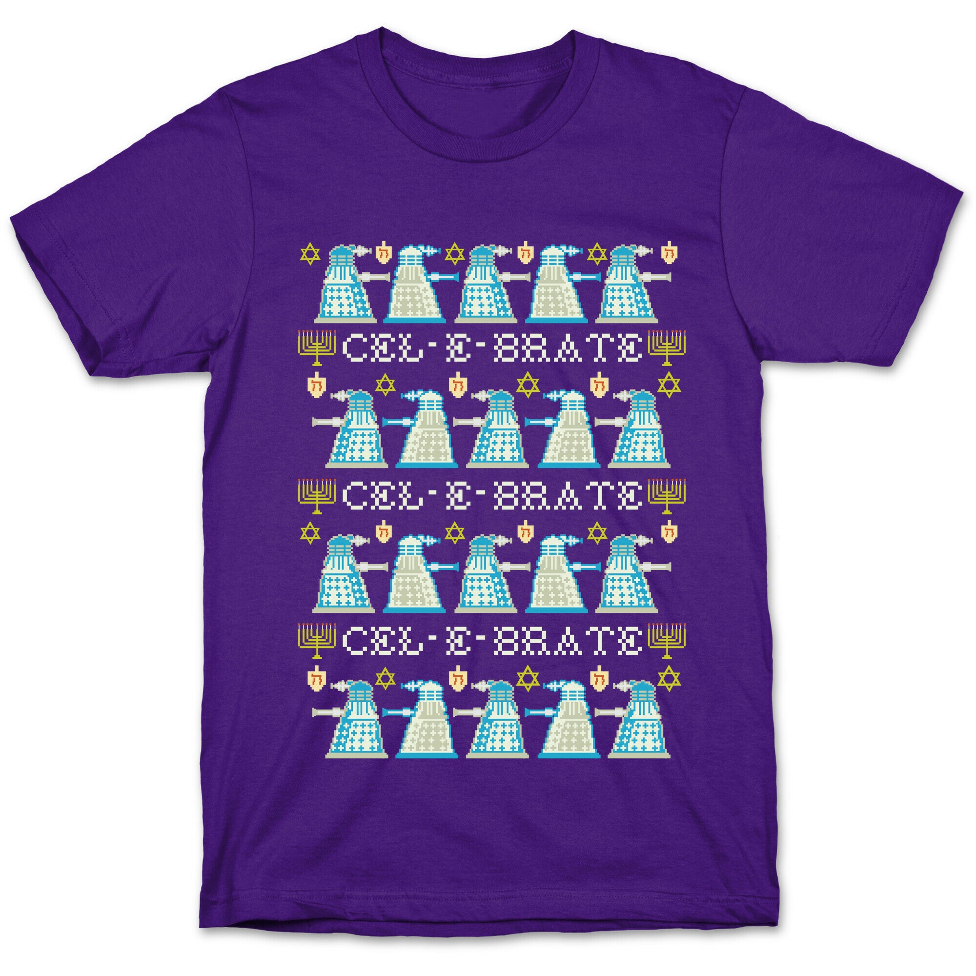Dalek Hanukkah Sweater T-Shirt