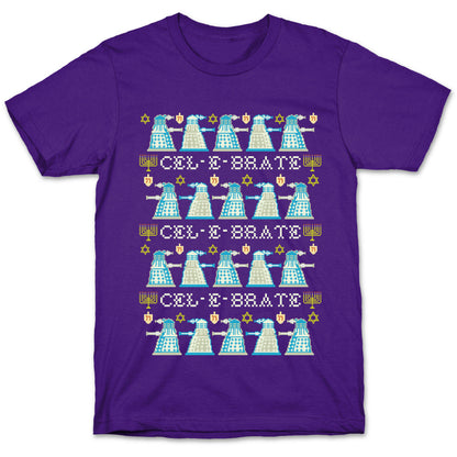 Dalek Hanukkah Sweater T-Shirt