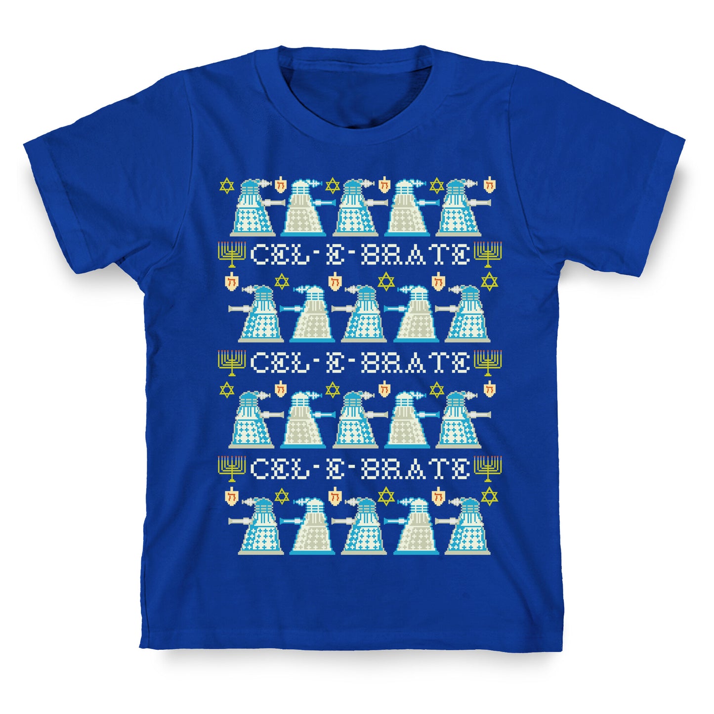 Dalek Hanukkah Sweater T-Shirt