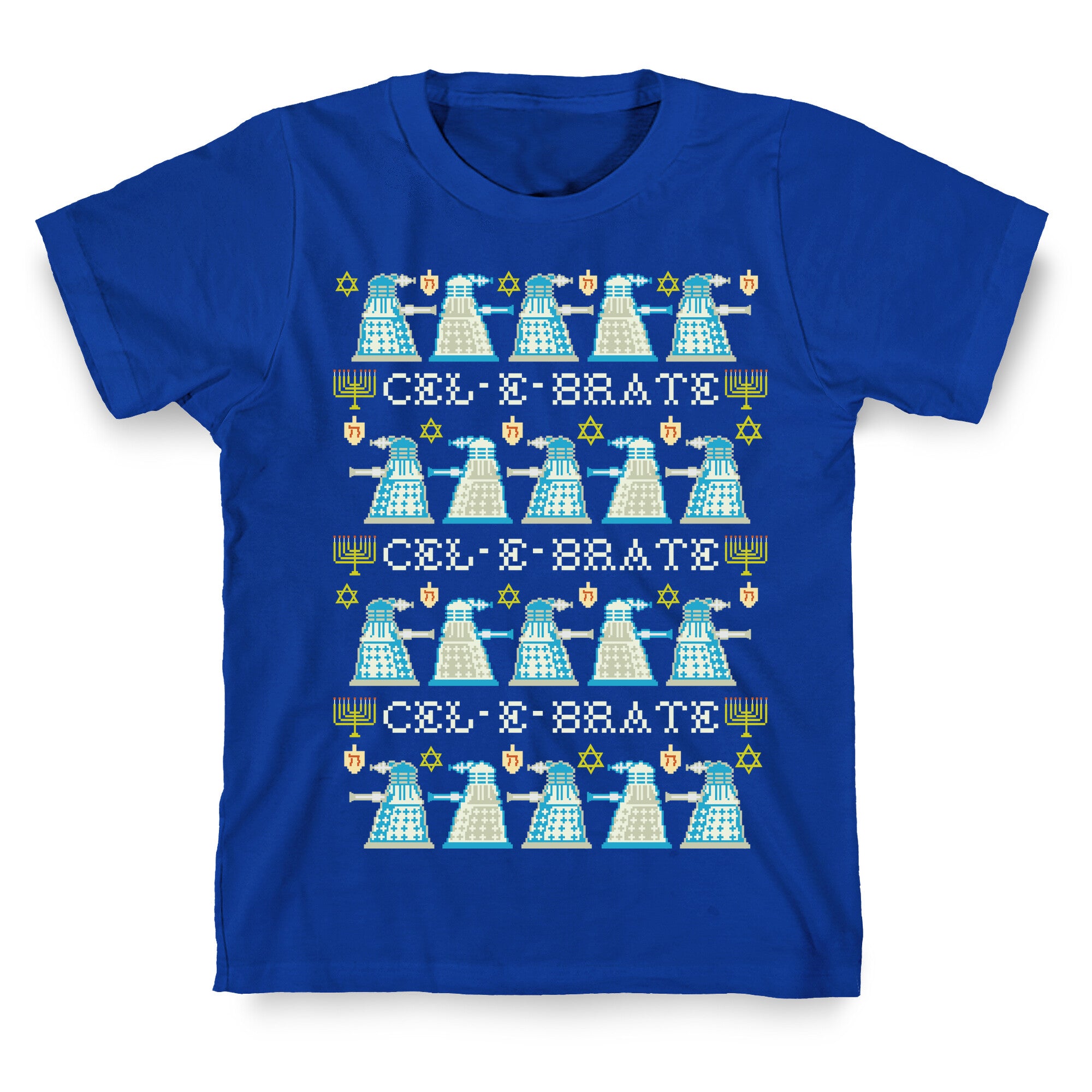 Dalek Hanukkah Sweater T-Shirt