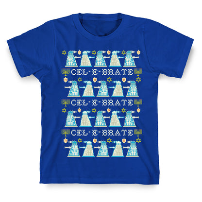 Dalek Hanukkah Sweater T-Shirt