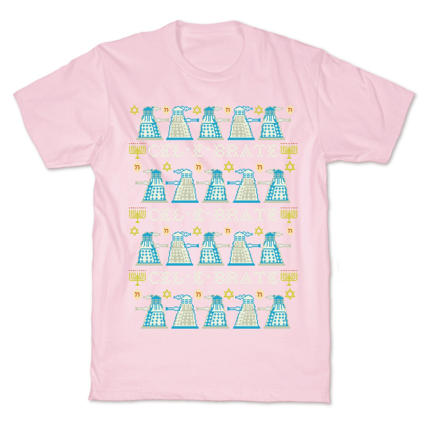 Dalek Hanukkah Sweater T-Shirt