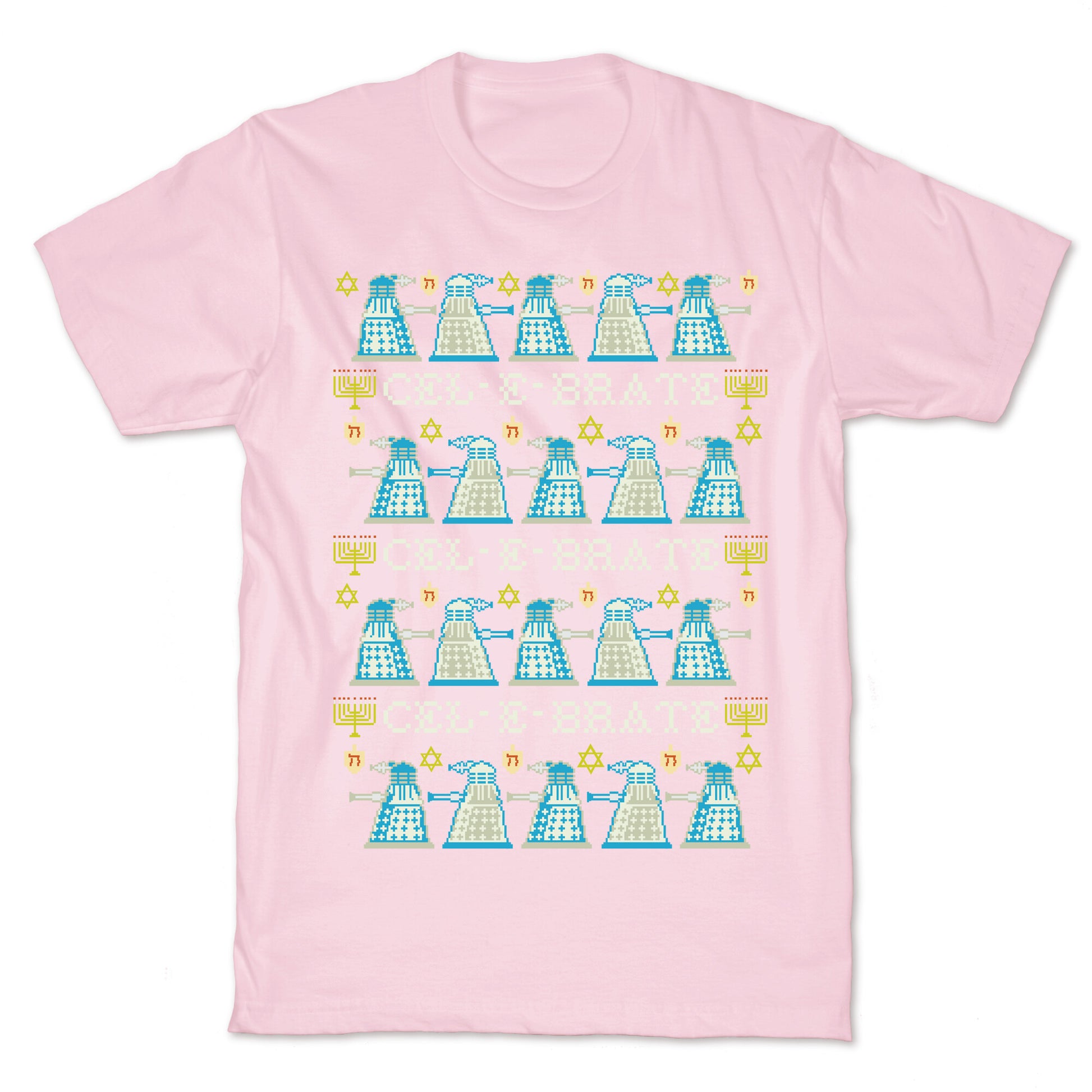 Dalek Hanukkah Sweater T-Shirt